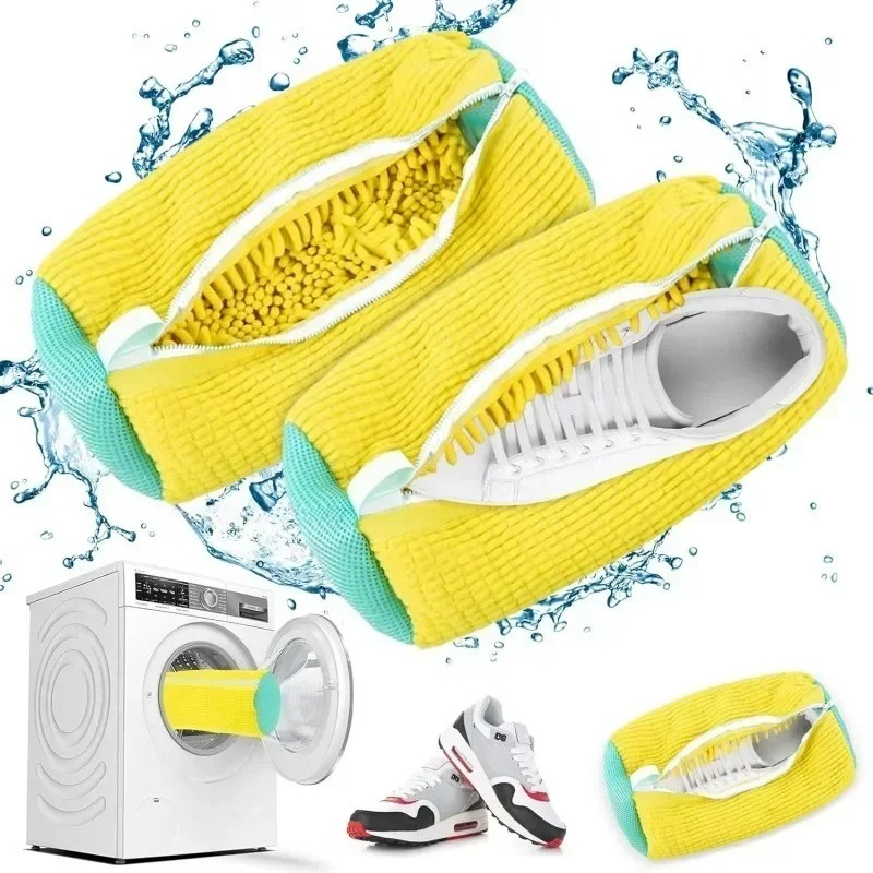 Badminton Bag - Reusable Shoe Washing Machine Bag for