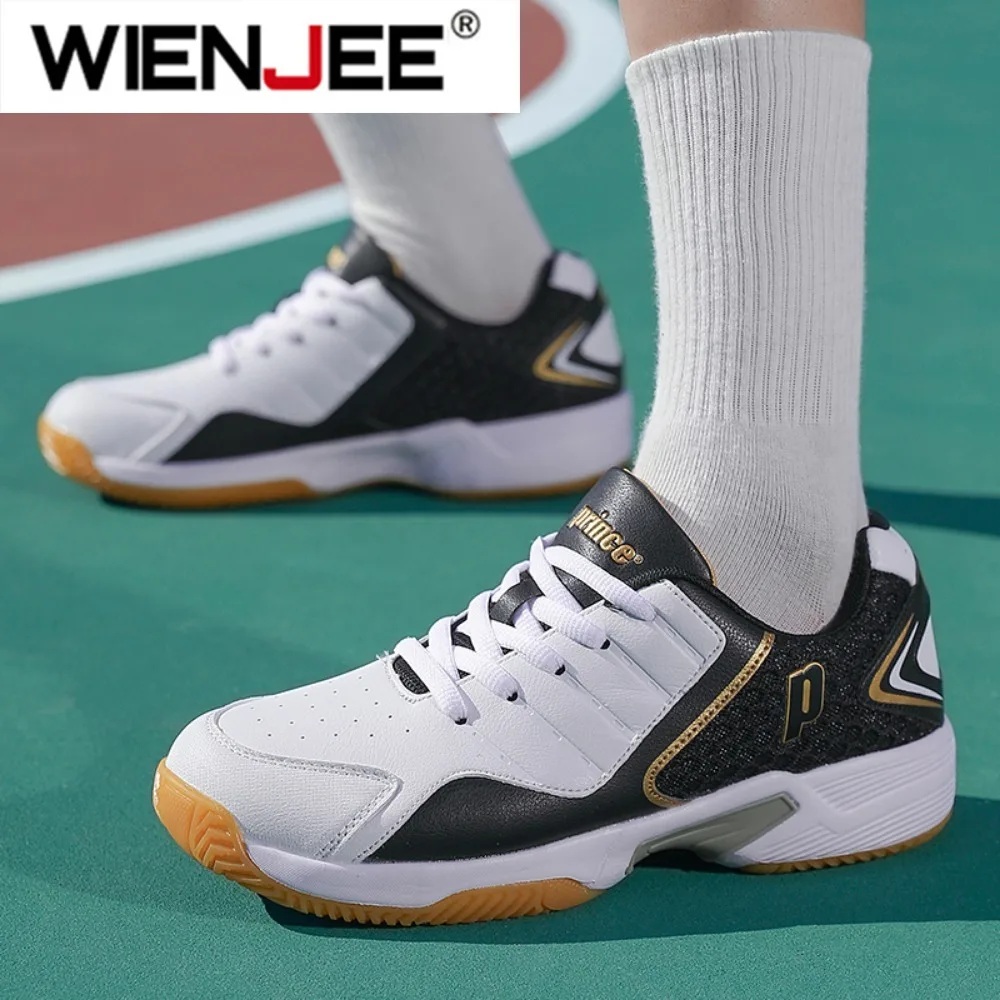 Professional Men Women Leather - Badminton Shoes recension och pris