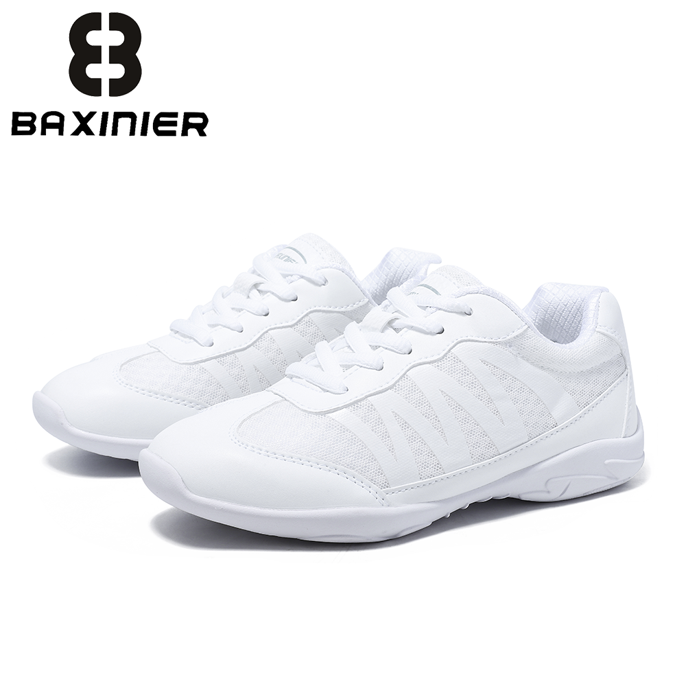 BAXINIER Girls White Cheer Ath - Badminton Shoes recension och pris