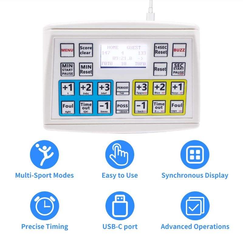 Portable Console Panel Control - Scoreboard Digital recension och pris