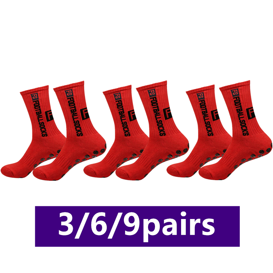 3/6/9pairs unisex non slip gri - Sports Grip recension och pris