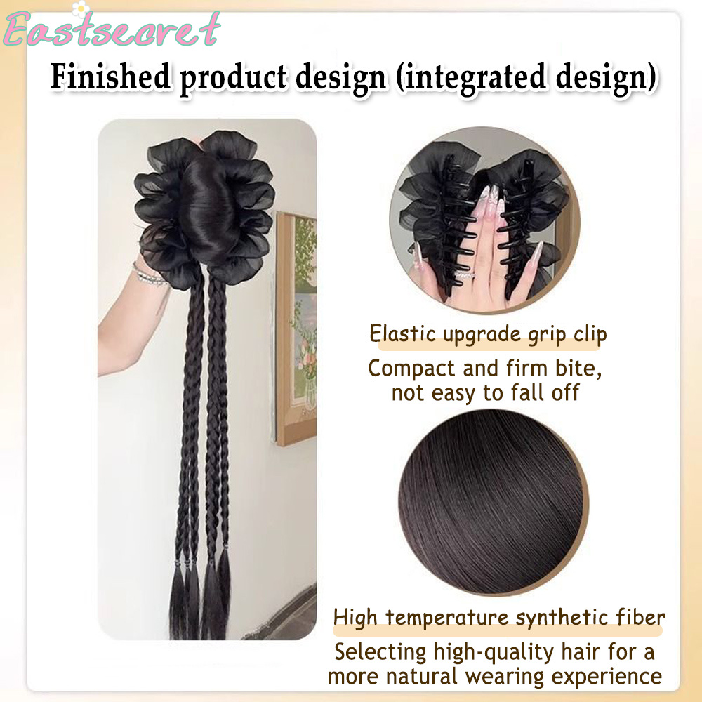 Black Bow Half-tie Hair Claw C - Feather Shuttlecock recension och pris