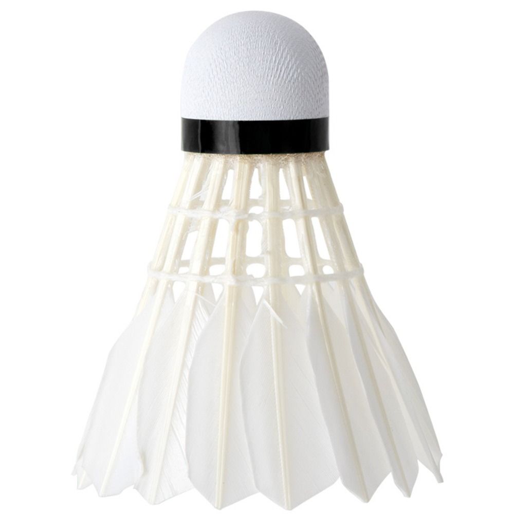 12Pcs Professional White Goose - Feather Shuttlecock recension och pris
