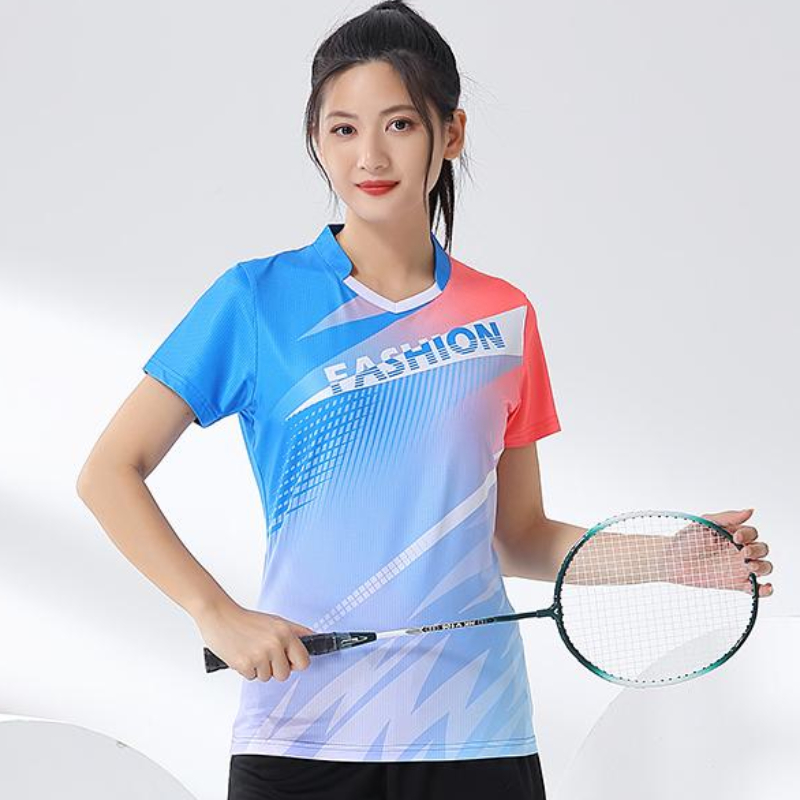Women Badminton Shirt Print Go - Badminton Jersey recension och pris