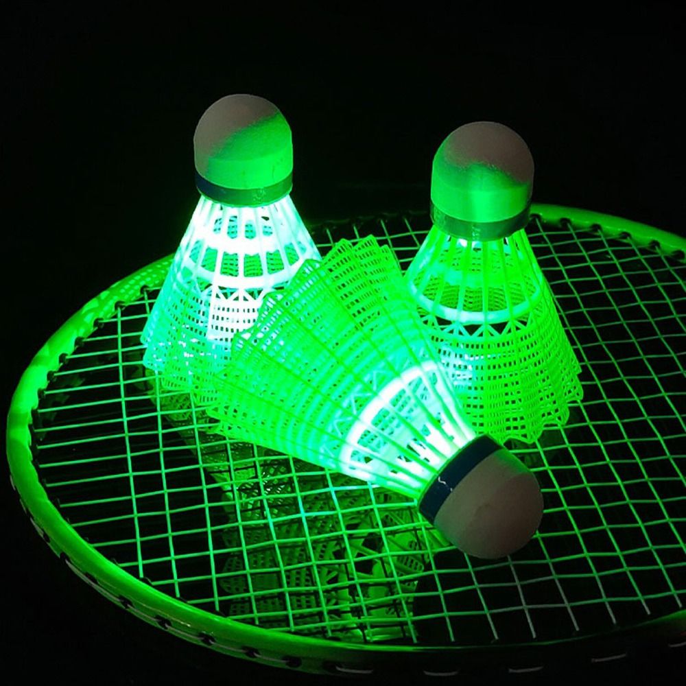Light-up LED Badminton Glowing - Feather Shuttlecock recension och pris