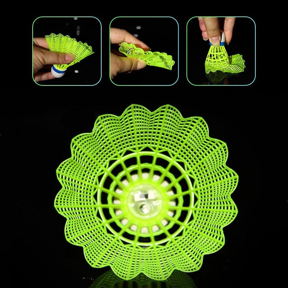 Light-up LED Badminton Glowing - Feather Shuttlecock recension och pris