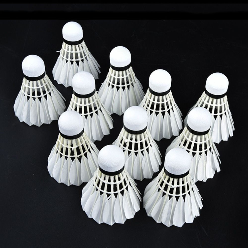 3/6/12Pcs New White Badminton  - Feather Shuttlecock recension och pris