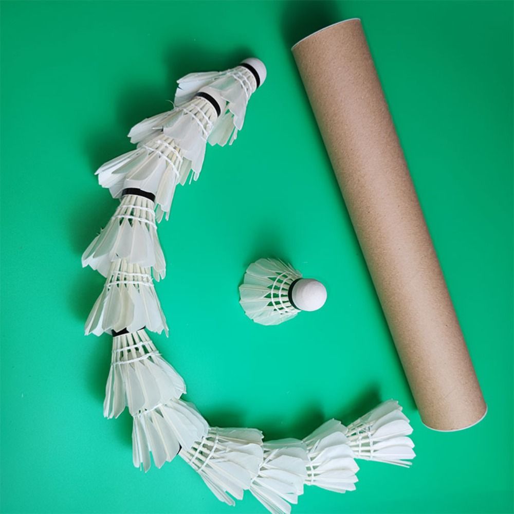 3/6/12Pcs New White Badminton  - Feather Shuttlecock recension och pris