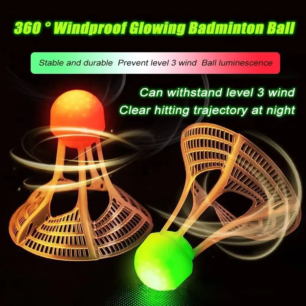 1/5pcs Glow Badminton Shuttlec - Badminton Shuttlecock recension och pris